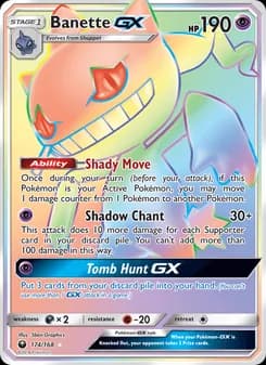 Banette GX card in English