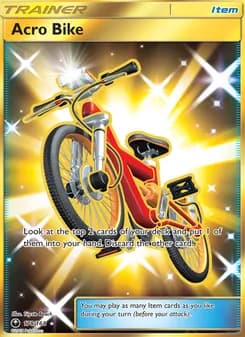 Acro Bike card in English