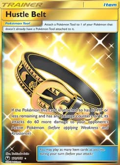 Hustle Belt card in English