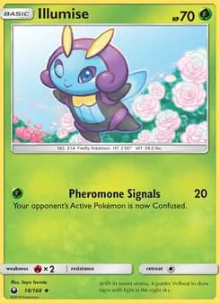 Illumise card in English