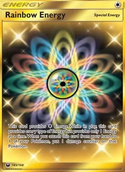 Rainbow Energy card in English