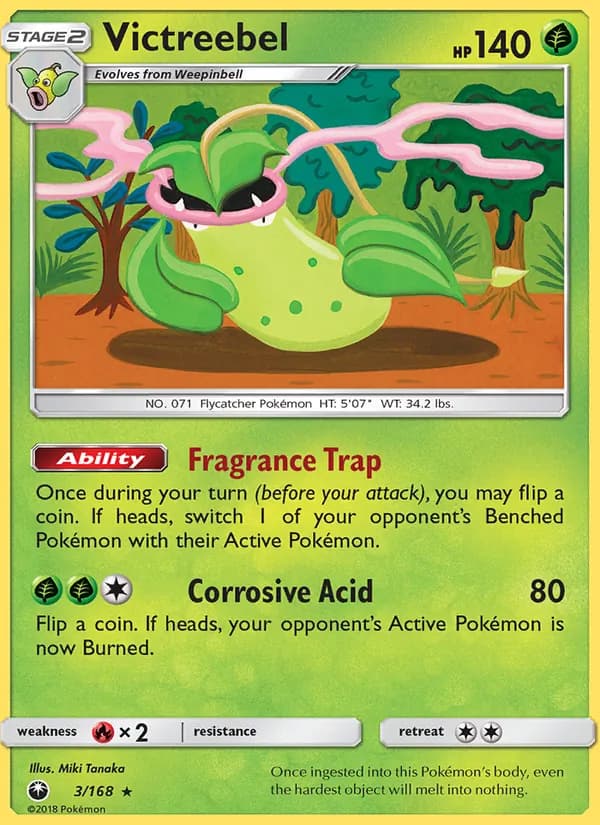 Victreebel card in English