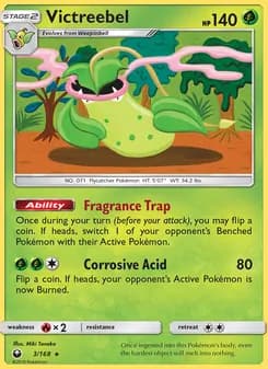 Victreebel card in English