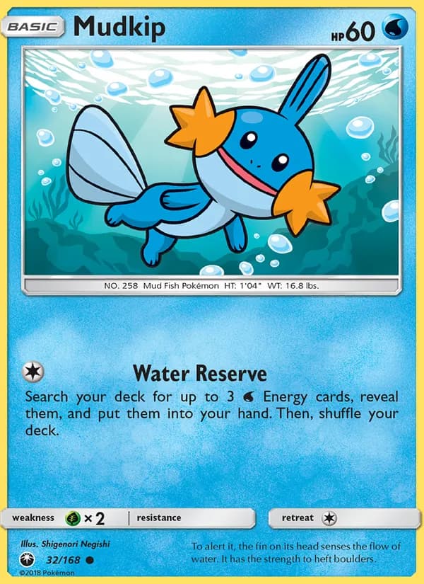 Mudkip card in English