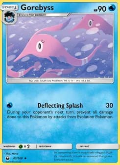 Gorebyss card in English