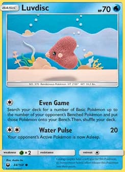 Luvdisc card in English