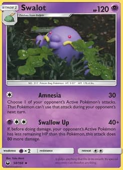 Swalot card in English