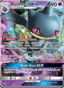 Banette GX card in English