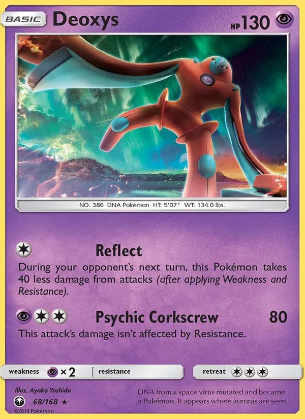Deoxys card in English