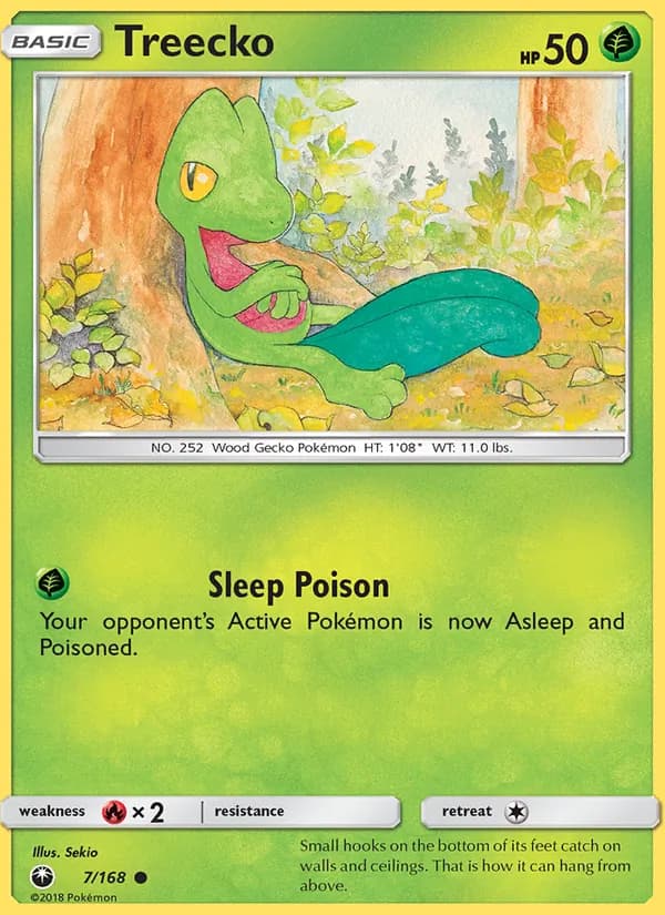 Treecko card in English