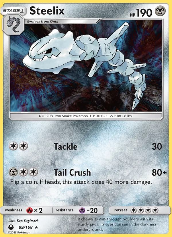 Steelix card in English