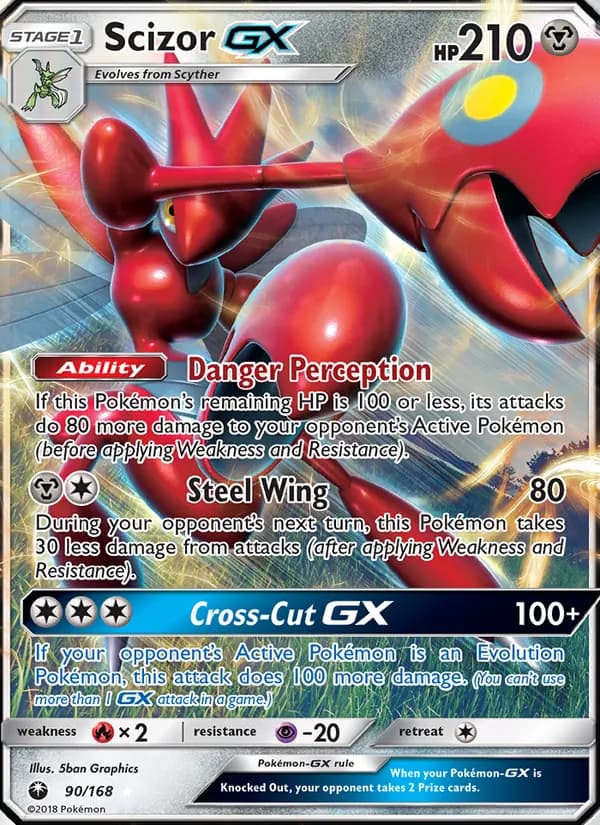 Scizor GX card in English