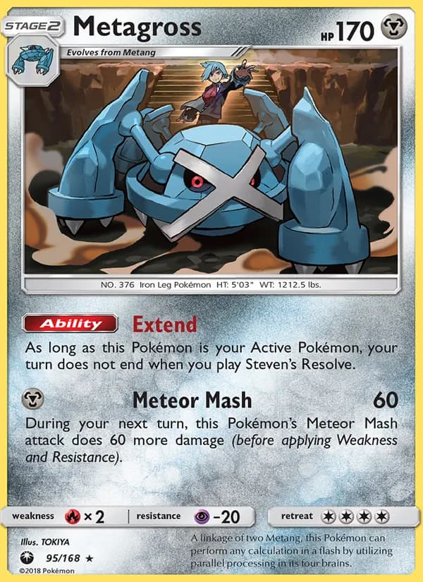 Metagross card in English