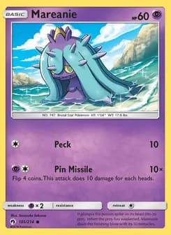 Mareanie card in English