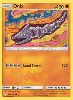 Onix card in English