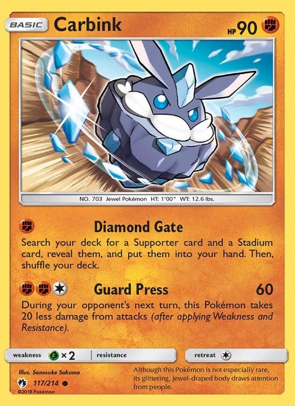 Carbink card in English