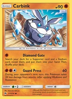 Carbink card in English