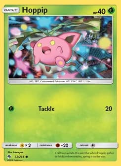 Hoppip card in English