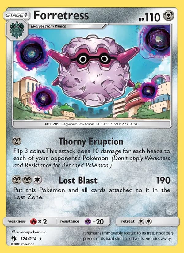 Forretress card in English