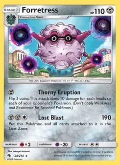 Forretress card in English