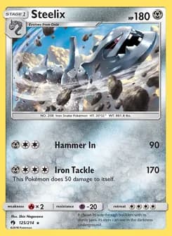 Steelix card in English