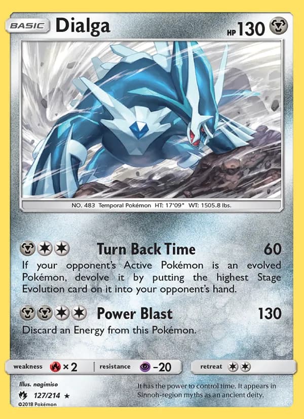 Dialga card in English