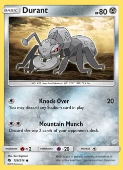 Durant card in English