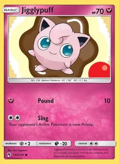 Jigglypuff card in English