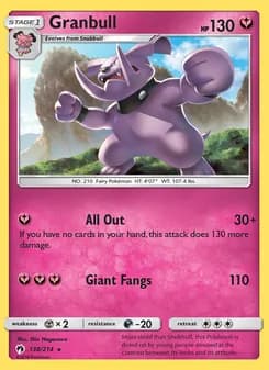 Granbull card in English