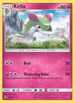 Kirlia card in English