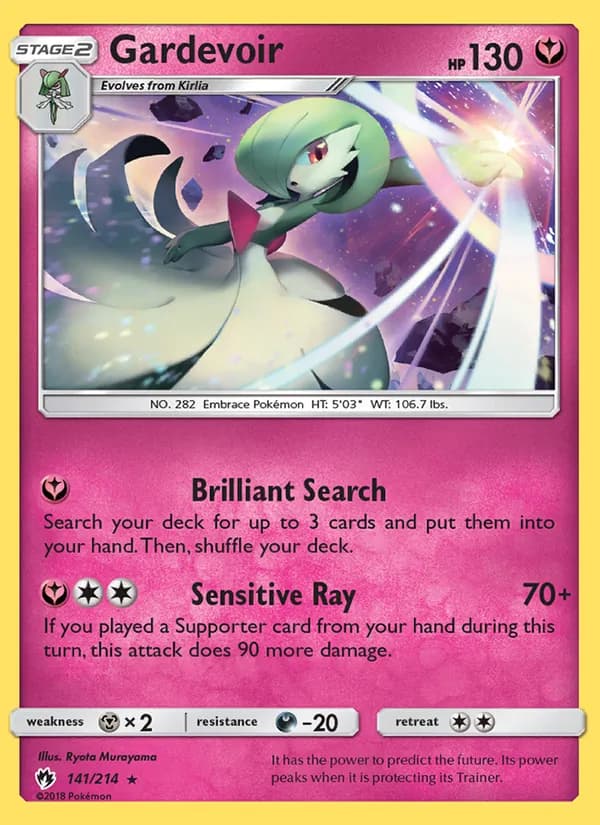 Gardevoir card in English
