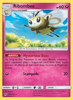 Ribombee card in English