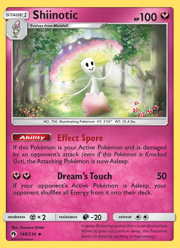 Shiinotic card in English