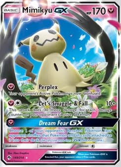 Mimikyu GX card in English