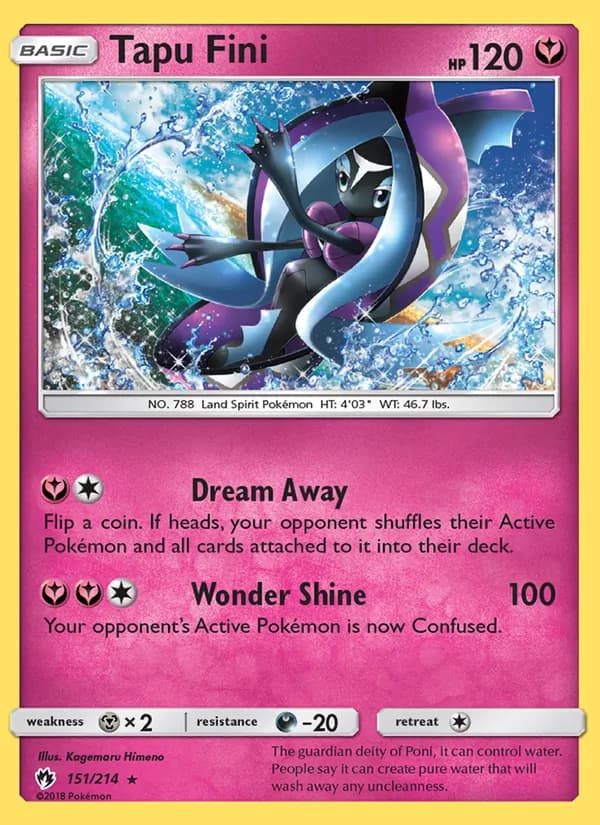 Tapu Fini card in English