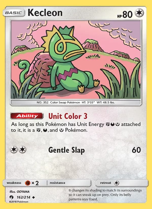 Kecleon card in English