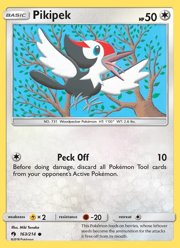 Pikipek card in English