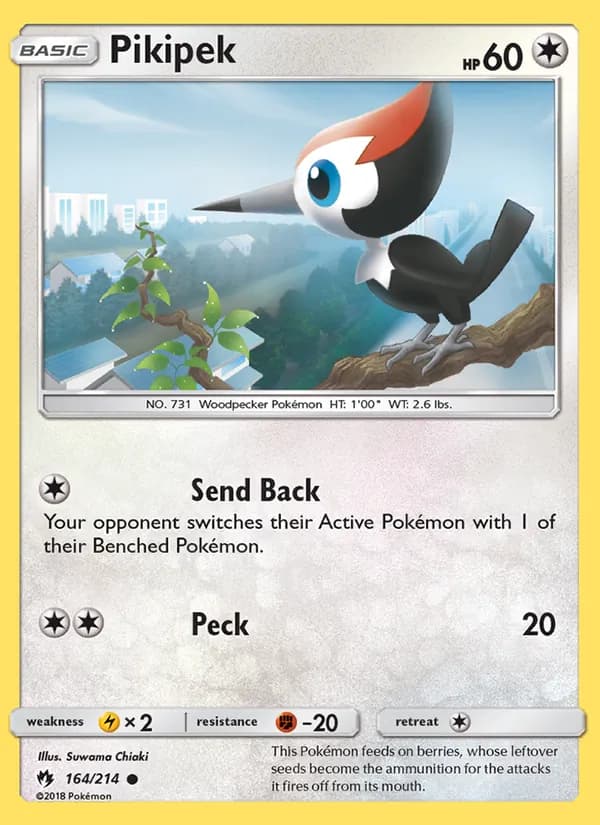 Pikipek card in English