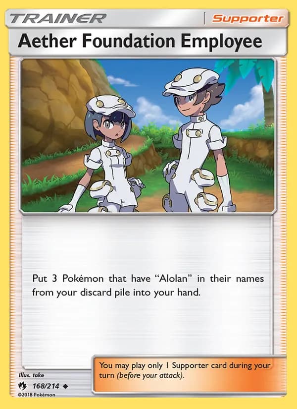 Aether Foundation Employee card in English