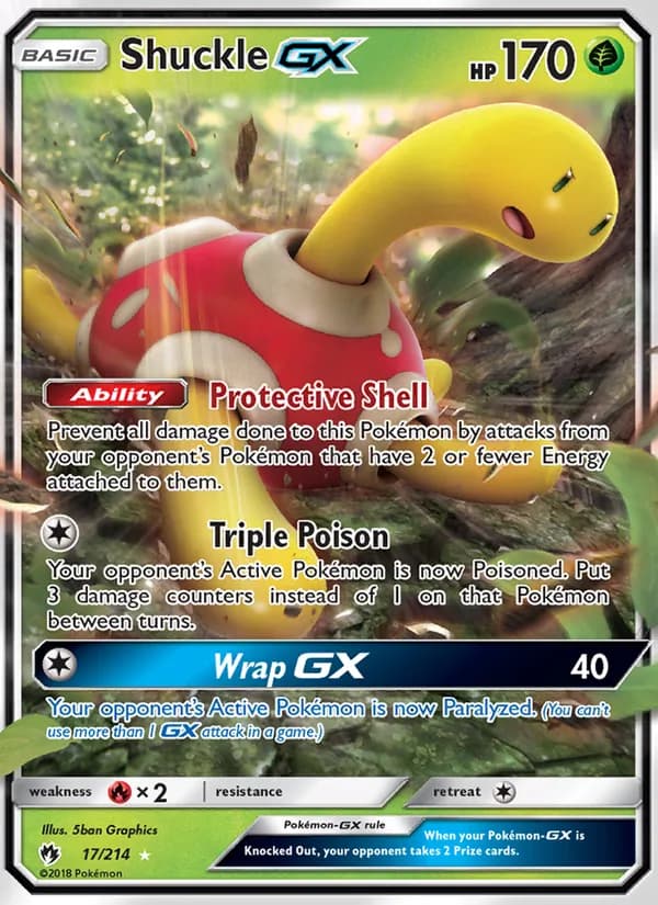 Shuckle GX card in English