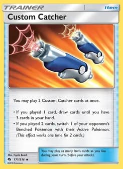 Custom Catcher card in English