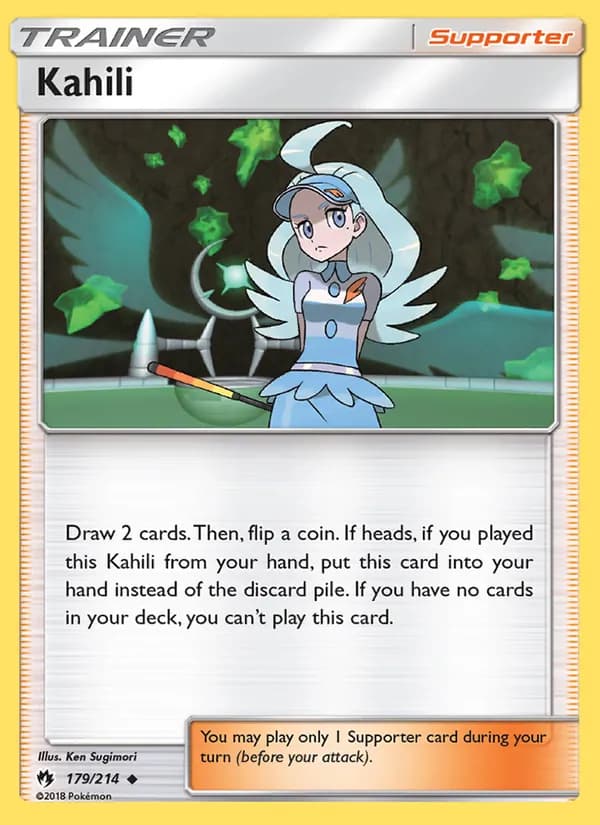 Kahili card in English