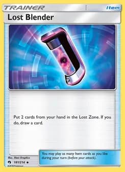 Lost Blender card in English
