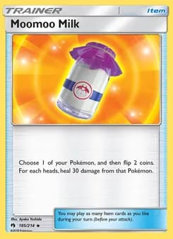 Moomoo Milk card in English