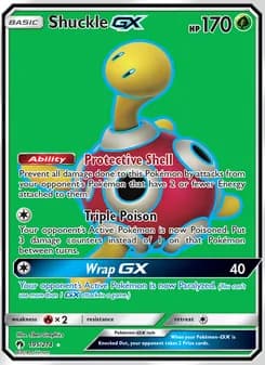Shuckle GX card in English