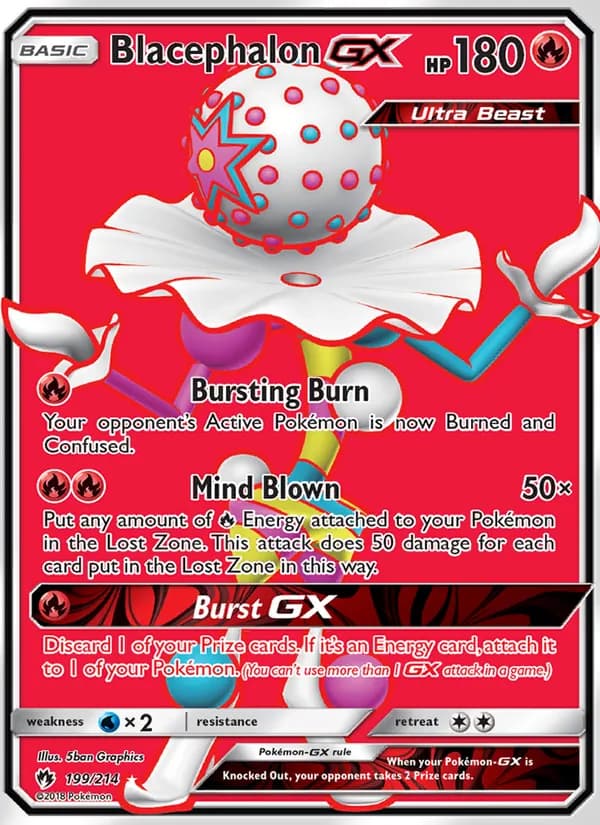 Blacephalon GX card in English