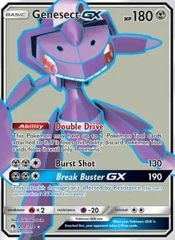Genesect GX card in English
