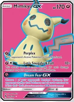 Mimikyu GX card in English