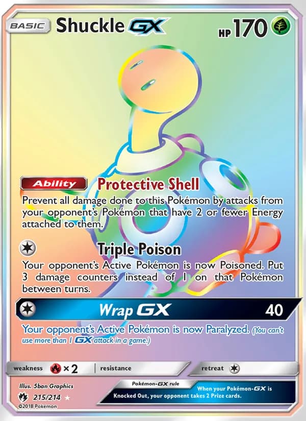 Shuckle GX card in English