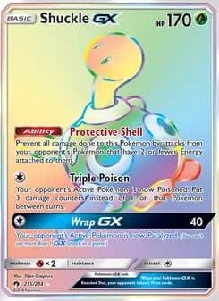 Shuckle GX card in English